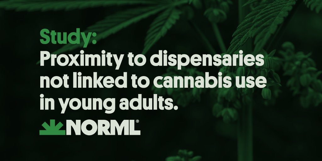 NORML's tweet image. The #marijuana dispensary down the street isn't influencing young adults and we'd rather see a new dispensary in the neighborhood than a liquor store tbh. 😏

Read more about this study: bit.ly/3yUogJ7