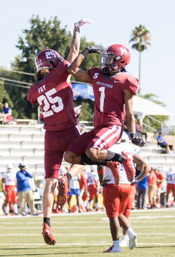 The @SierraFootball1 Wolverines earn their first victory this early season, beating Delta 63-37.
Qyntyn Pilcher had six touchdown passes, ran for 100 yards and a score, and Tyson Ybarra of @RioLindaFB fame had two interceptions.
Sierra hosts <a href="/SacCityFB/">Sac City Football</a> on Saturday.