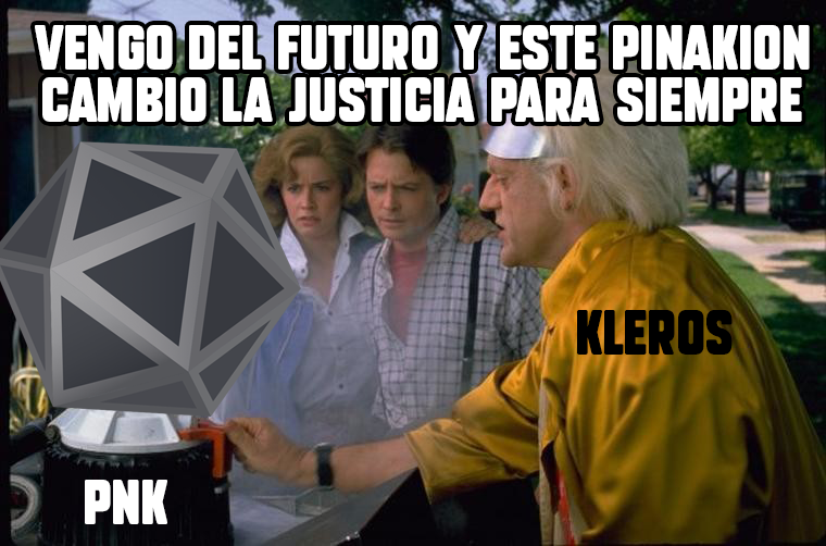 yonasanoy's tweet photo. "Vengo del futuro y este Pinakion cambio para siempre la justicia con su protocolo de resolución de disputas descentralizado" $PNK #longpnk #superpnk @Kleros_io #kleros https://t.co/RIaYl2qzra