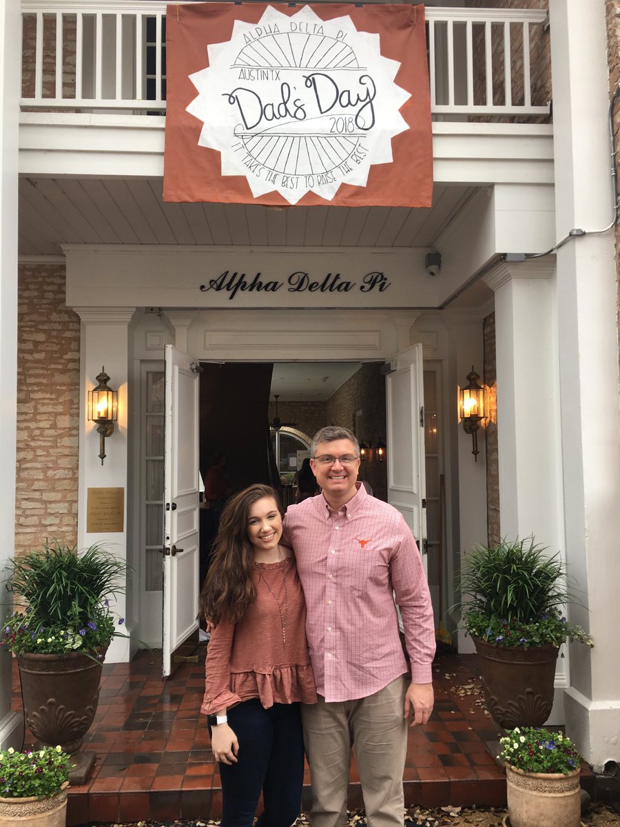 bradschesney's tweet photo. Happy Daughter’s Day to my beautiful Texas ADPi daughter ⁦@cechesneyy⁩ ! https://t.co/XAXHju3CiA