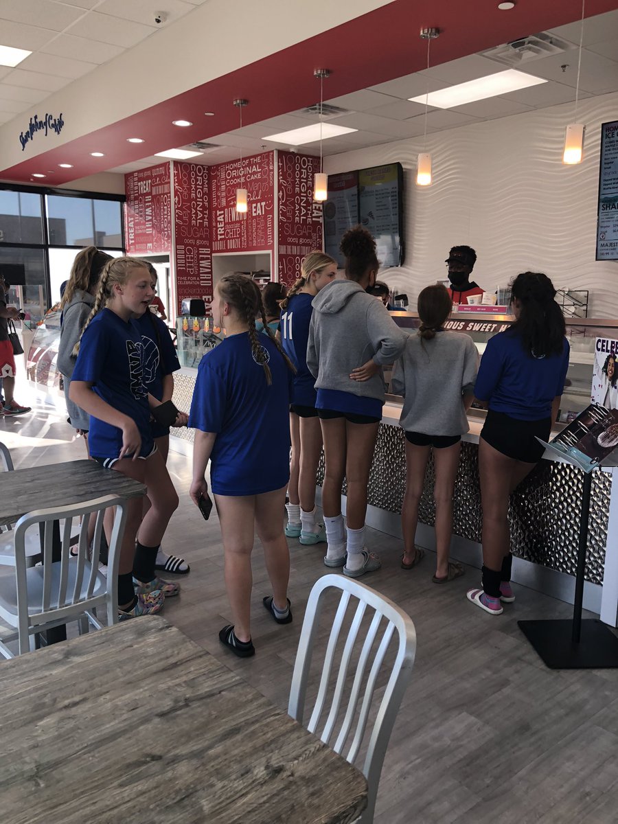 Ice cream for our 8A VB team after getting 2nd at the Crowley Tournament. Great job today!  Proud of you! <a href="/BNHSVBall/">Byron Nelson HS VBall</a> <a href="/NISDAthletics/">NISD Athletics</a> <a href="/Tidwell_MS/">John Tidwell M.S.</a>