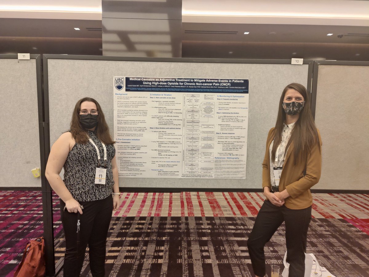 CarlyPistawka's tweet photo. So exciting to have presented our poster "Medical cannabis as Adjunctive Treatment to Mitigate Adverse events in Patients using High-Dose Opioids for Chronic Non-Cancer Pain" at #PAINWeek2021 in #LasVegas #medicalcannabis https://t.co/lIvWTos6qI