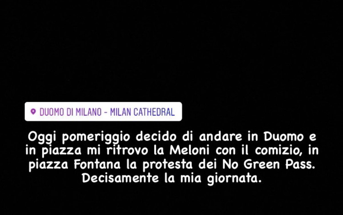 unfxckwitvble's tweet photo. Oggi avevo voglia di andare in Duomo
Ringraziamo Dio che non ci sono andata https://t.co/qDy1yingi5