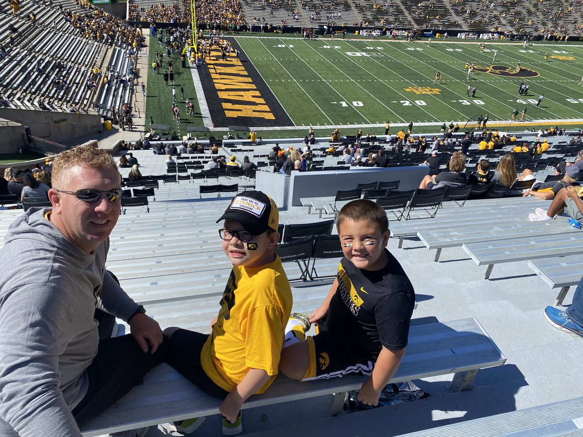 Brody’s first Hawkeye game! 😍#FightForIowa