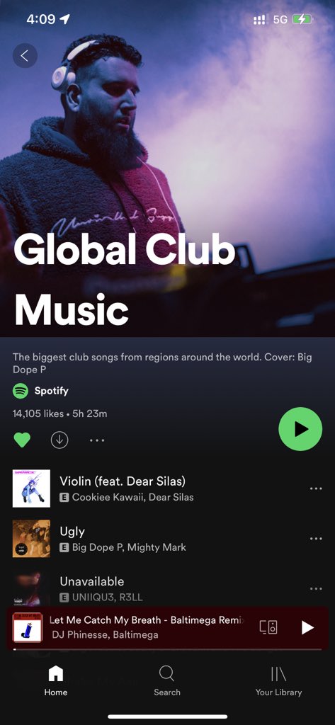 iamdjphinesse's tweet photo. Just found out We made @Spotify @spotifyartists #GlobalClubMusic #playlist 👏🏽💯🔥🙏 Follow it now! https://t.co/GwJMkqTvpw https://t.co/AY6lirzZZx