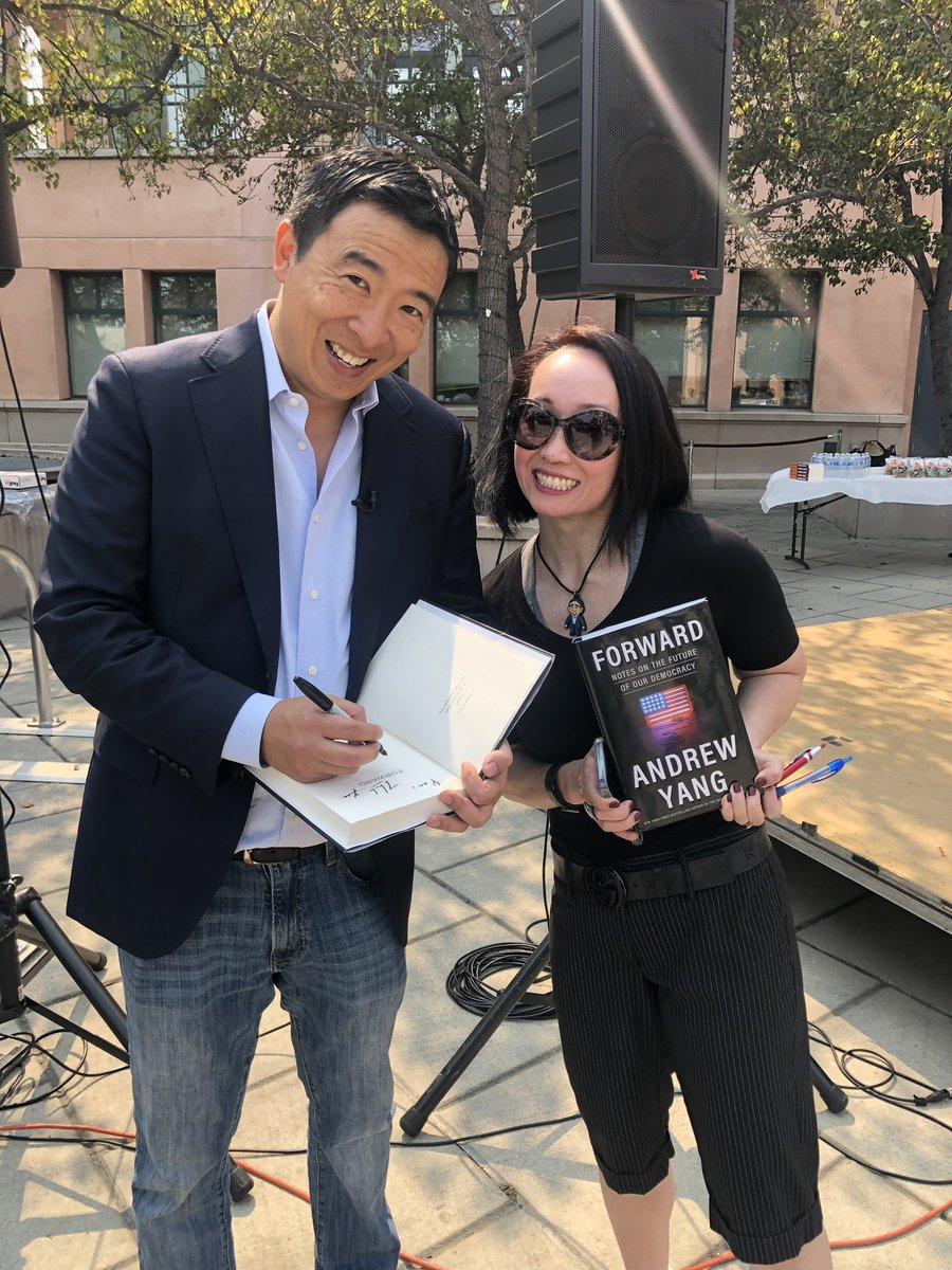 TyrenePamstein's tweet photo. Finished reading the book just in time. π Powerful and succinct summary of what is broken and an early blueprint of how to fix it. #TheForwardParty #BasicIncomeMarch2021 #WeAreTheEconomy #UBI #YangGang https://t.co/1zTzBCsmgM