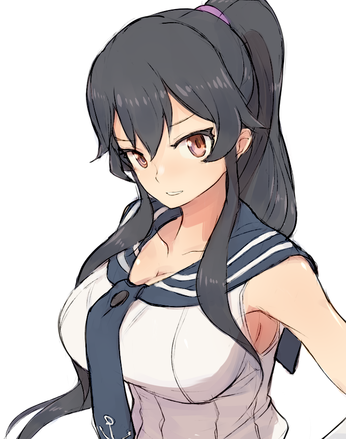 矢矧(艦これ) 「改二衣装もいいけど元のぱつぱつな衣装も捨てがたい 」|鳥アルケラのイラスト