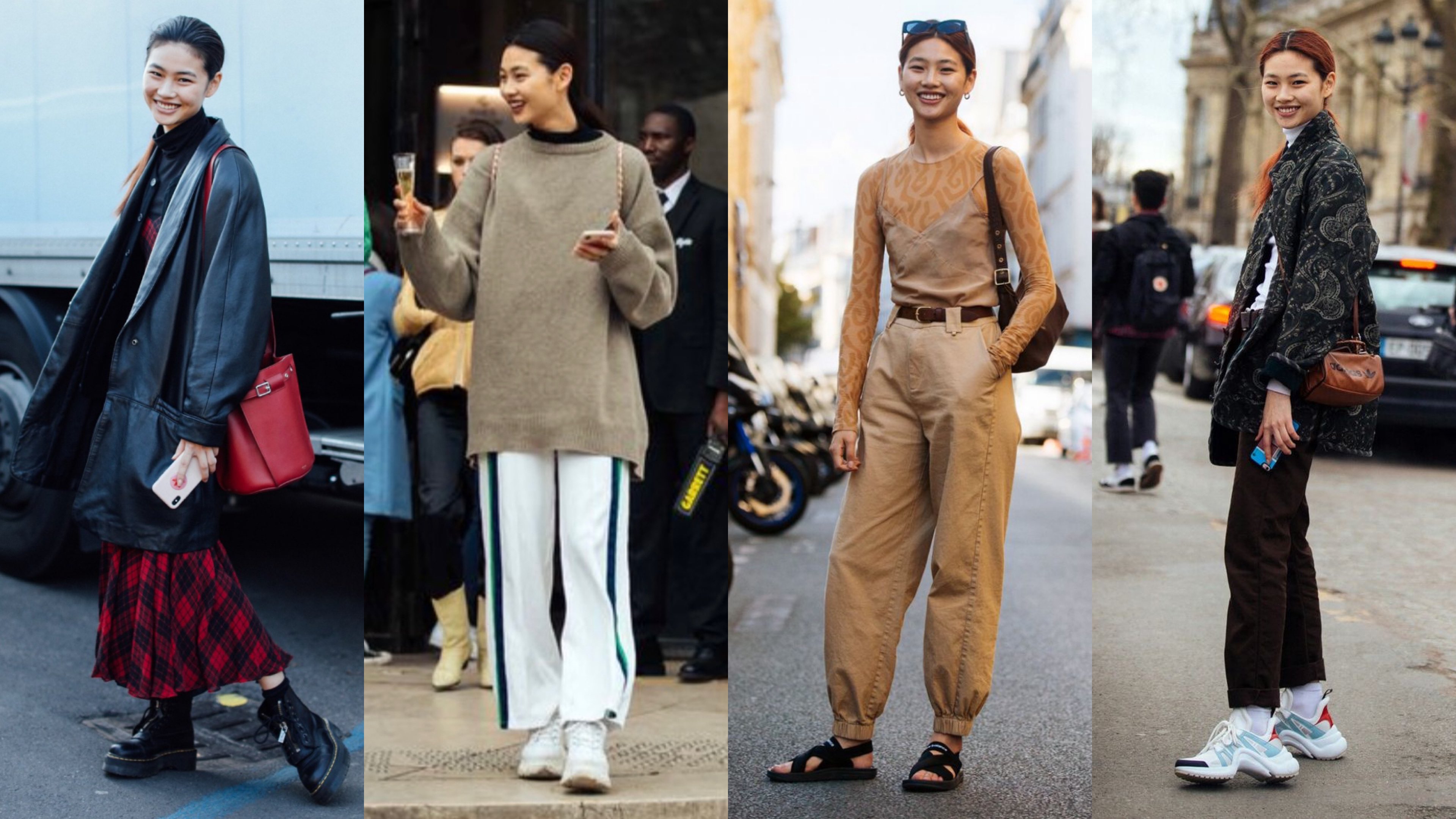 On the street Hoyeon Jung fashion week 2015 F/W - écheveau