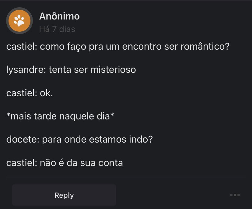 Confissões Amor Doce 🎮 (@confissoesdoce) on Twitter photo 