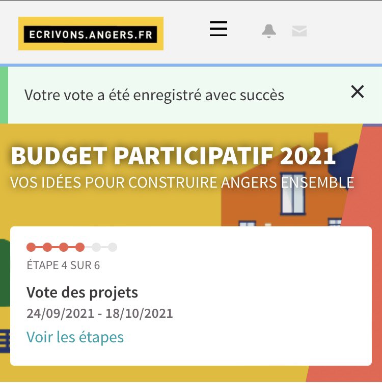Participation au #BudgetParticipatif 2021 pour #Angers : ✔️

Le projet 29 de <a href="/Cheumien/">Julien Albert</a> : 🔝
