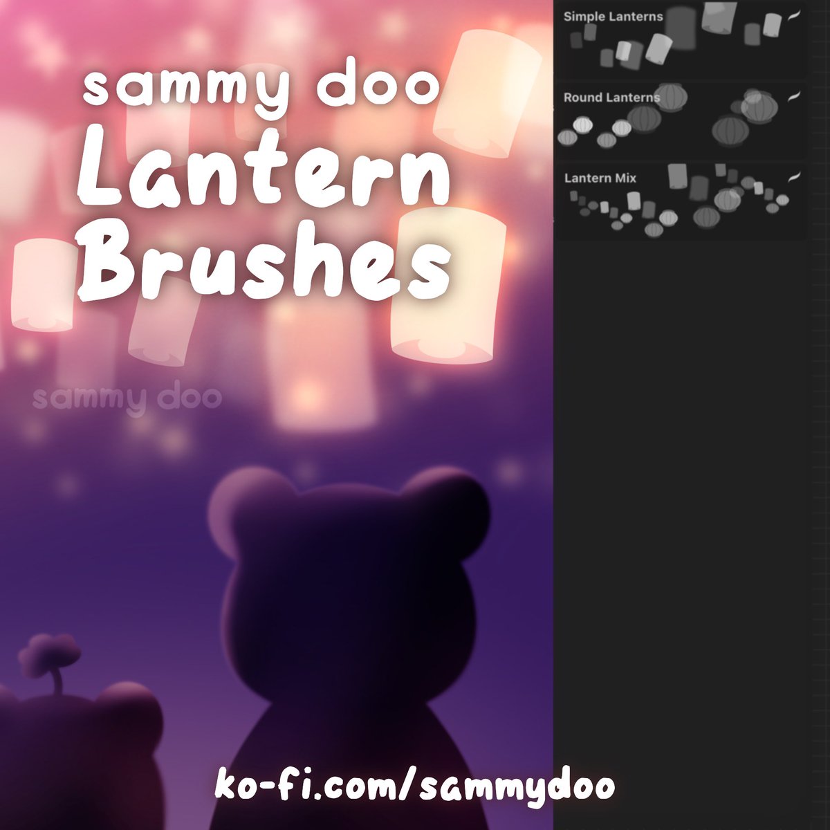 itssammydoo's tweet photo. #FreeProcreateBrushes available now on my Ko-fi ๐ฎ https://t.co/k15nUJZThs