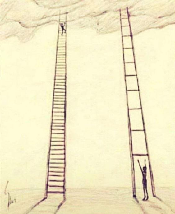 This is such an inspiring image for me!  Climbing to a goal with small steps allows for success. How does this resonate for you and your goal?