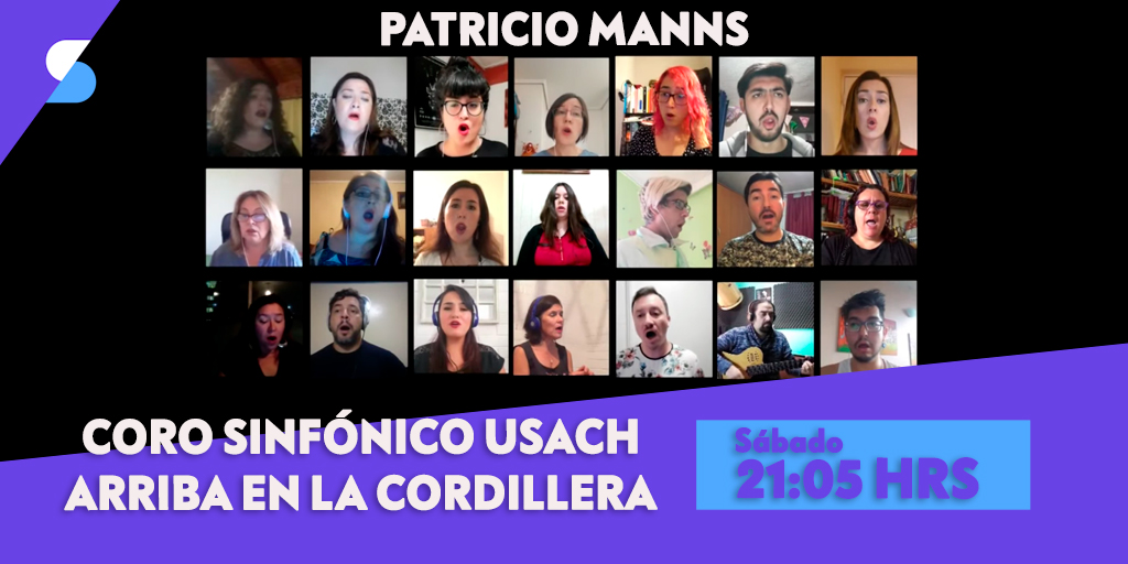 tvusach's tweet photo. Hoy recordamos a Patricio Manns, figura emblemática de la música nacional quien acompaño al pueblo con su canto. Junto al Coro Sinfónico Usach y @extensionusach conmemoramos a este grande de la música chilena.

⏰Sábado 21:05 hrs
📺50.1 TVD | Zapping 124
���https://t.co/xLmRWuFWRf https://t.co/XqaLZwTLsE