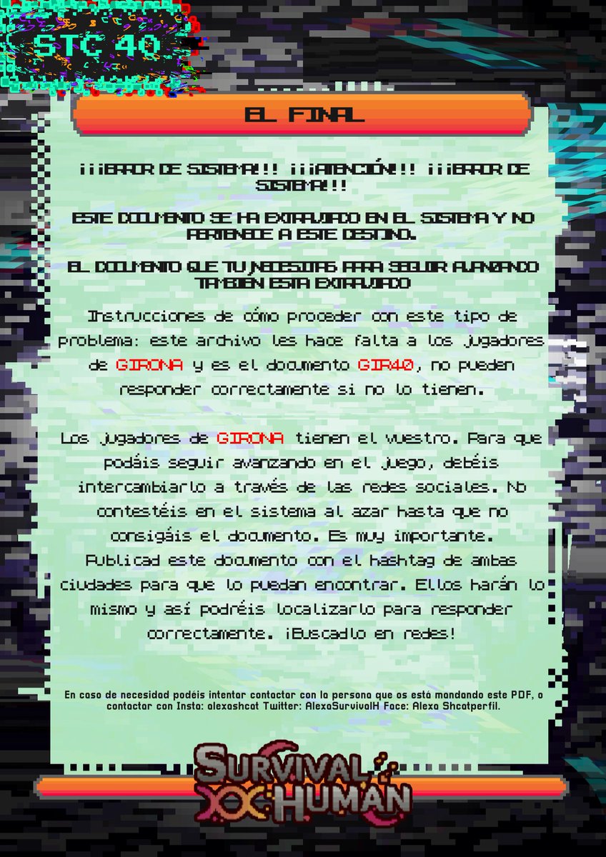 TishaM_SH's tweet photo. Vaya, vaya... #SHGirona, ¿Cómo os atrevéis a marearnos de esta forma? Devolved el documento clasificado o atentos a las consecuencias. #SHGIR #SHTenerife #SHSTC https://t.co/KyapF4PXCI