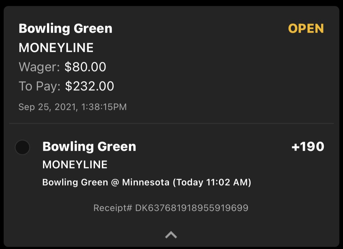 This is a game I felt The books left the odds + too long, glad I jumped on it.