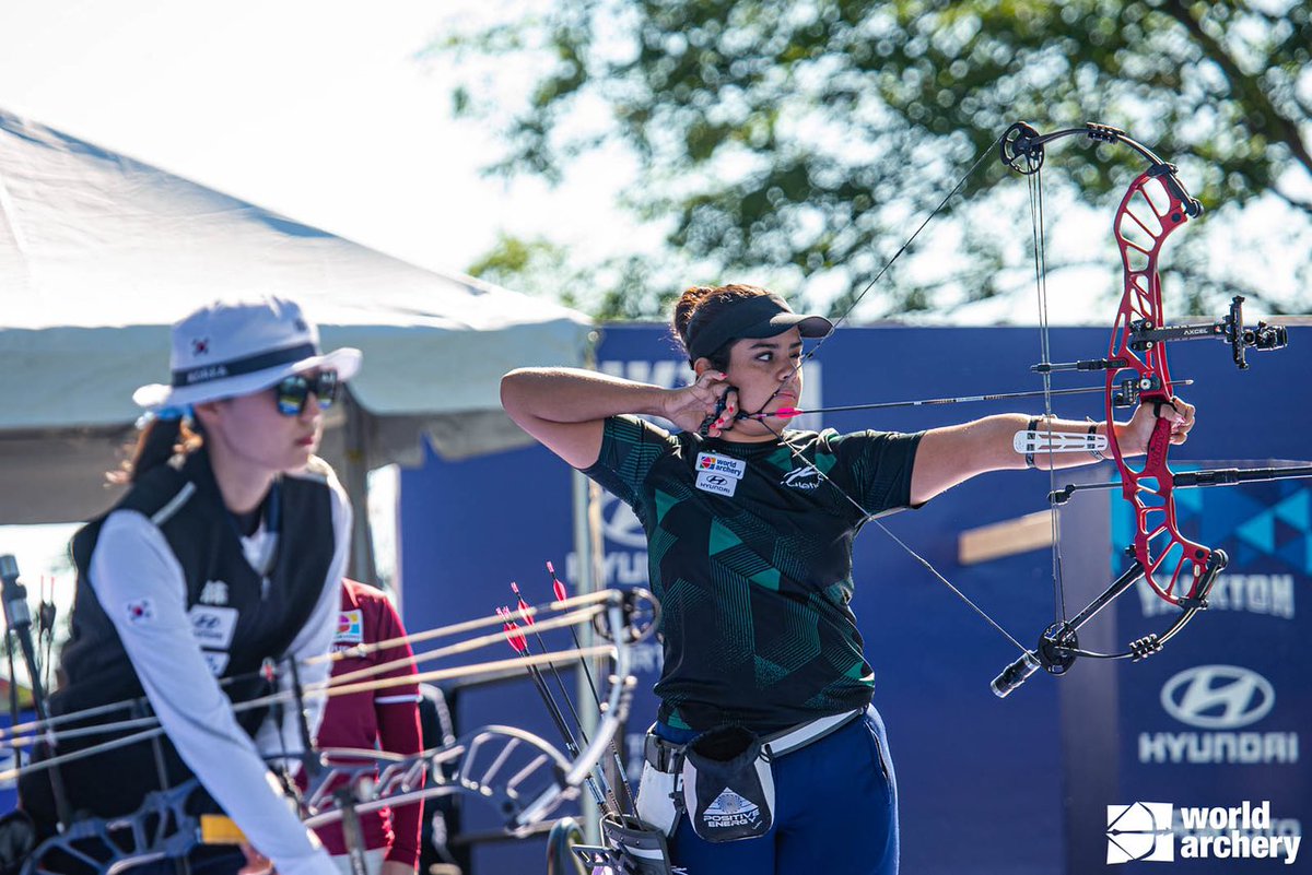 septima_linea's tweet photo. La arquería #AndreaBecerra conquistó la medalla de bronce en la prueba individual del arco compuesto femenil en el Campeonato Mundial #Yankton2021.
La mexicana se impuso en muerte súbita a la representante de Eslovenia Toja Ellison, luego de empatar a 146pts https://t.co/VyqzhTp56S