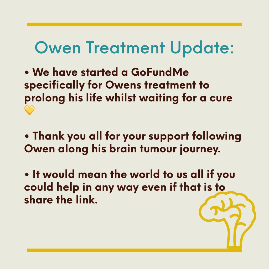 OwenAndGlio's tweet photo. #KeepGoinOwen #SlyWalker #BrainTumour #Glioblastoma https://t.co/s2ve1qhz7Z