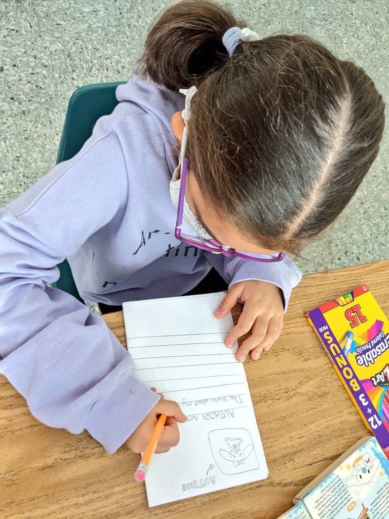 MsKeshava's tweet photo. We love independent writing time! Our #ProudPuma writers love creating their own books to share with classmates #PumaPress https://t.co/fuwaztR1xs