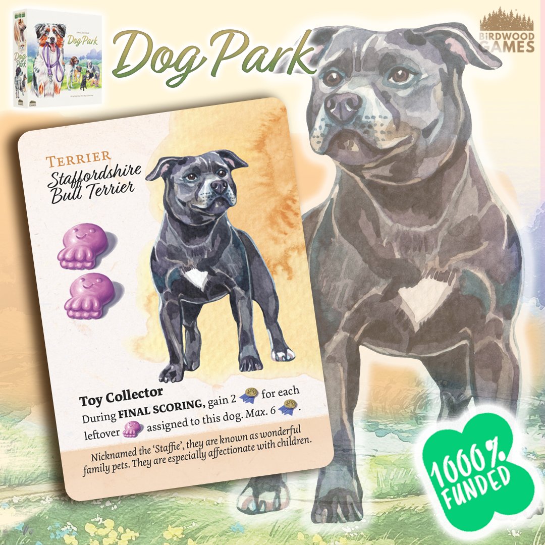 I just backed #DogParkGame from @birdwoodgames. It looks really cute! #PaintMyDog
