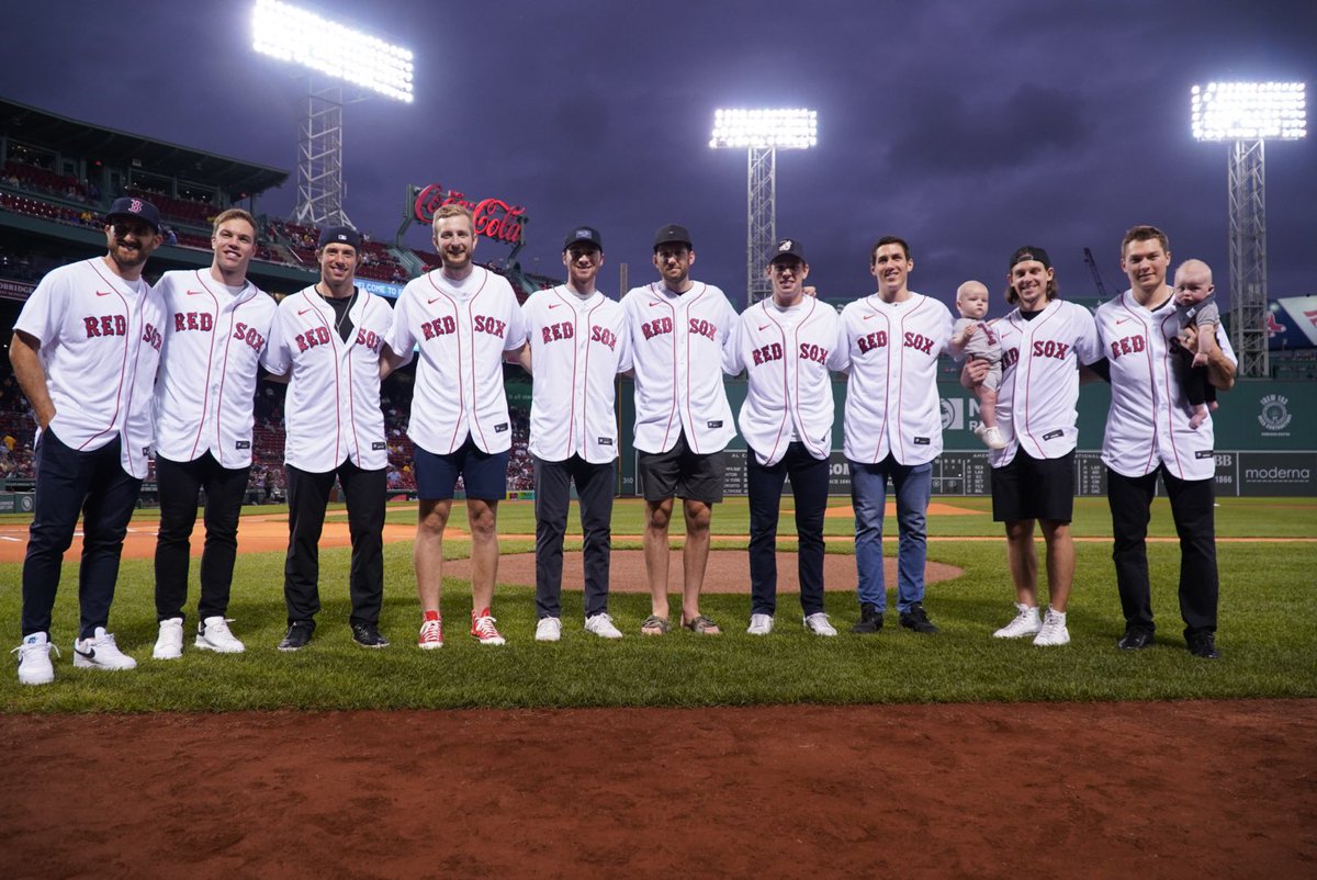 Thanks for having us @RedSox. What a night!