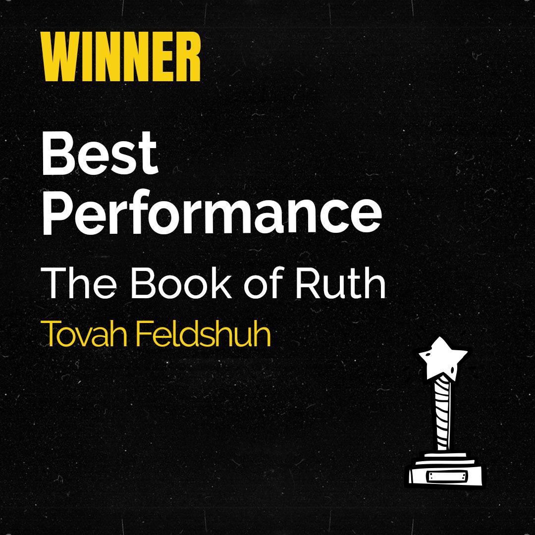 Exit6FilmFest's tweet photo. The Exit 6 2021 Best Performance Award goes to... Tovah Feldshuh in The Book of Ruth! Congratulations 👏 @TovahwithaV @RuthsFilm #exit621 https://t.co/1R3yW8pVs0