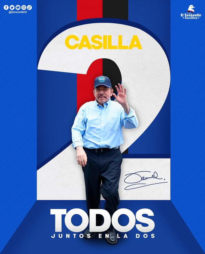 💢 Seguimos con alegría paz y esperanza con nuestro Comandante y compañera!!
Venceremos!! 🇳🇮👍😎

#HijosdeSandino
#VivaDaniel2021 #PLOMO19