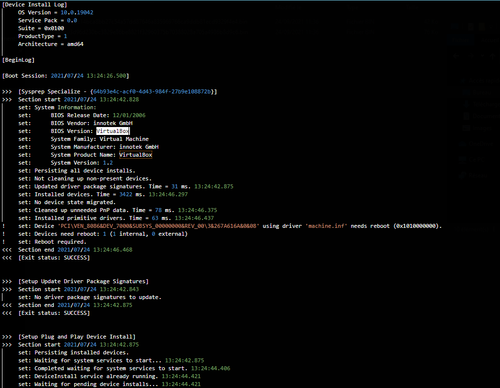I'll never understand why malware developers or red team never use logs to get system information, since windows 7 and more in 8, debug logs give so much information and avoid to use wmi requests easily detected by EDR. (here in %WINDIR%\inf\setupapi.setup.log)