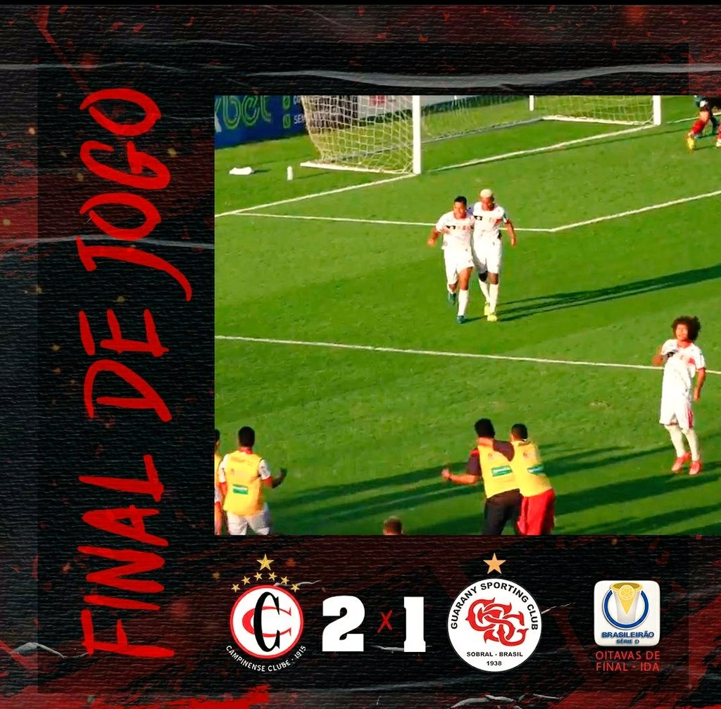 GuaranySClub's tweet photo. Calma !

No jogo da ida, saímos atrás, perdemos por 2x1. Agora no próximo Domingo o jogo da volta é no Junco, Campinense está em vantagem.

Pés no chão, humildade e respeito ao adversário, perdemos essa batalha, a guerra ainda não.

 #CaciquedoVale #AcreditamosCacique #GSC #Bugre https://t.co/z9vqb7Rny4