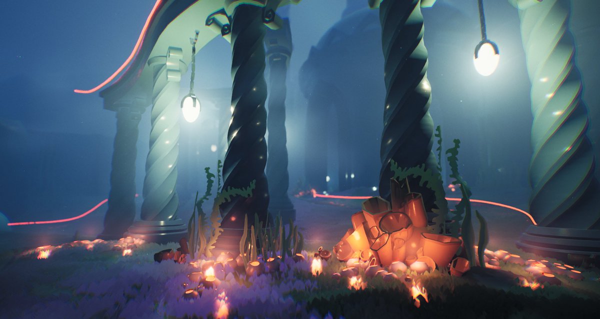 BlasterBeatGame's tweet photo. Underwater low poly vegetation😍 #screenshotsaturday #indiedev #lowpoly https://t.co/vCop4KsDgK