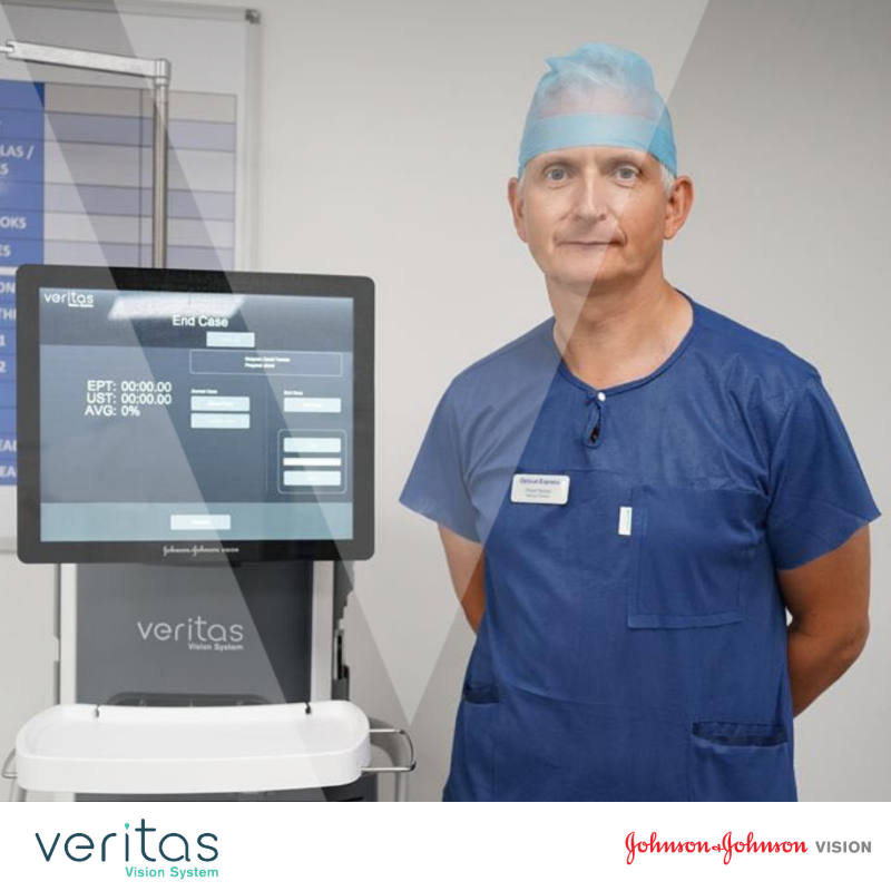 JNJVISIONEMEA's tweet photo. Congratulations to Dr.'s David Teenan, Jason Jones, and Subba Gollamudi for becoming the first surgeons to use the new VERITAS™ Vision System!

(For Safety Info: https://t.co/jXGJxjpQ6A) https://t.co/298SBipyni