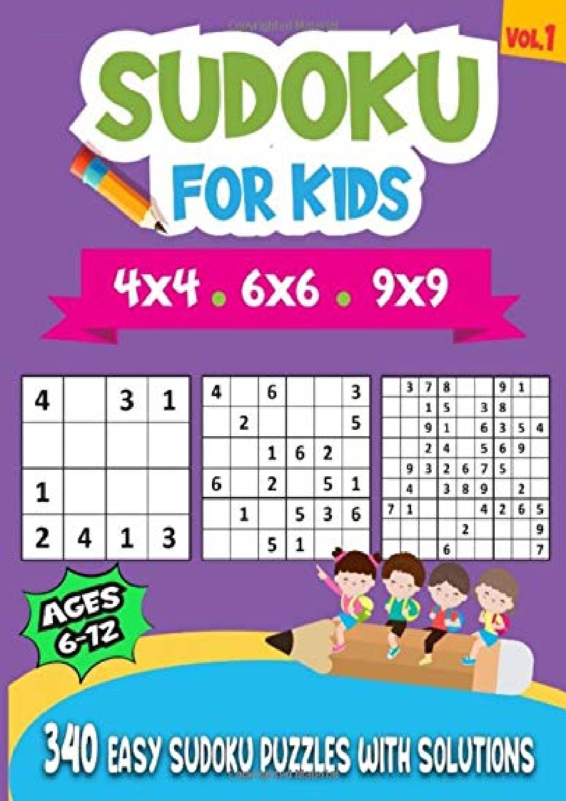 read sudoku for kids ages 6 12 340 easy sudoku puzzles for kids and beginners 4x4 6x6 and 9x9 with twitter