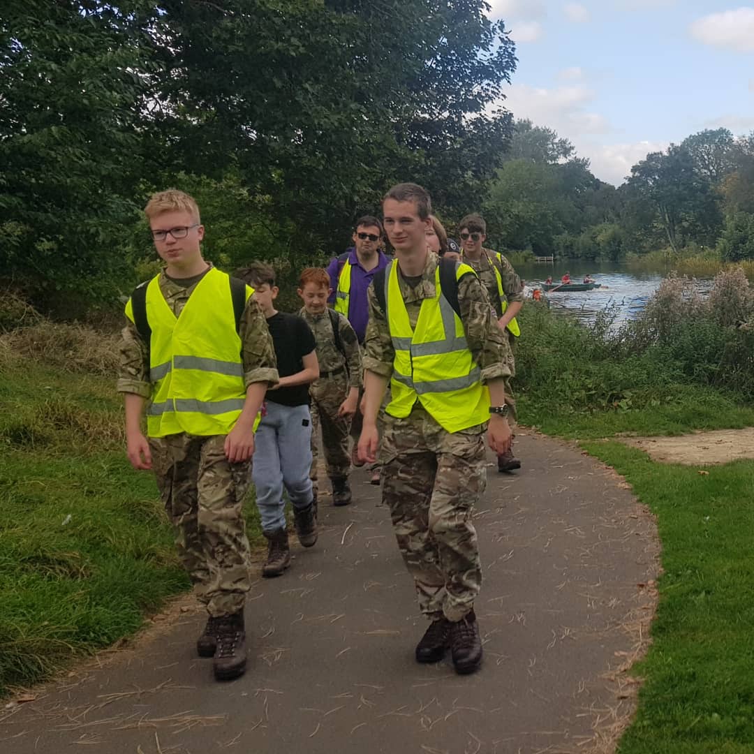 BGWroadmarching's tweet photo. 15kms and blue badge theory with cadets and staff from @186Newent 2328 and 181 squadrons. https://t.co/RDfO12hTiu