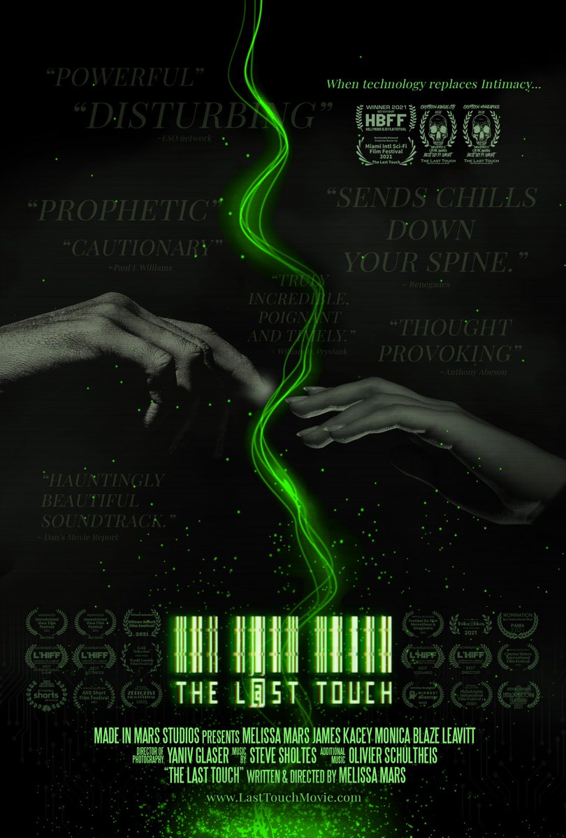 mulderville's tweet photo. We were won over by @melissamars' dystopian and original short film #TheLastTouch. Check out the trailer and our online review https://t.co/MH2rfAc8tx https://t.co/8da7DYz2Zn