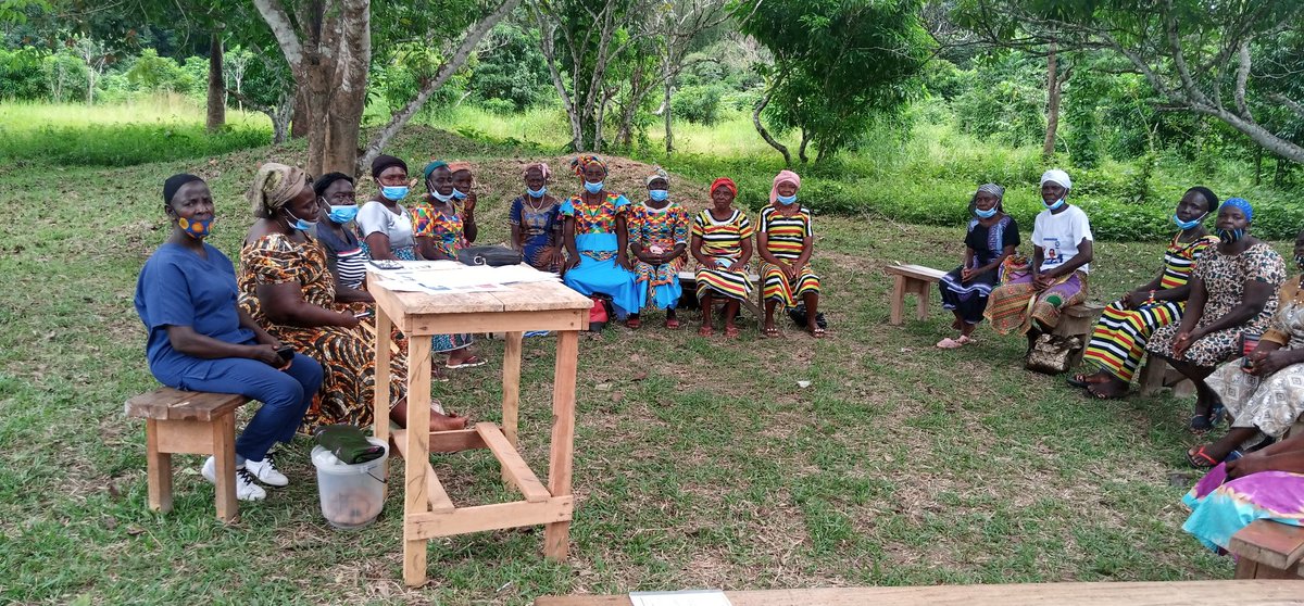 COUNTDOWNLR's tweet photo. Trained Traditional Midwives Training for Female Genital Schistosomiasis in Cocopa Clinic, Saclepea-Mah District, Nimba County with support from COUNTDOWN-UK https://t.co/2p2DS291Yn