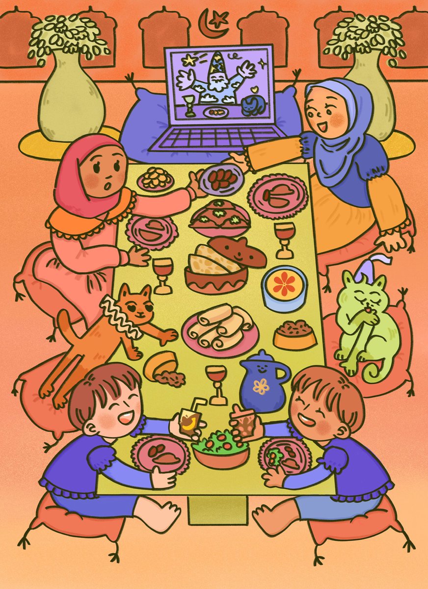 sadiabhui's tweet photo. Hey #SouthAsianArtists! I’m a Bengali  illustrator from NY! I love children’s book, Islamic art and fantasy illustration! 

🍭 sadiabhuillustration@gmail.com
✨ https://t.co/a9d9dg5bsn https://t.co/jnFwW74Xoa