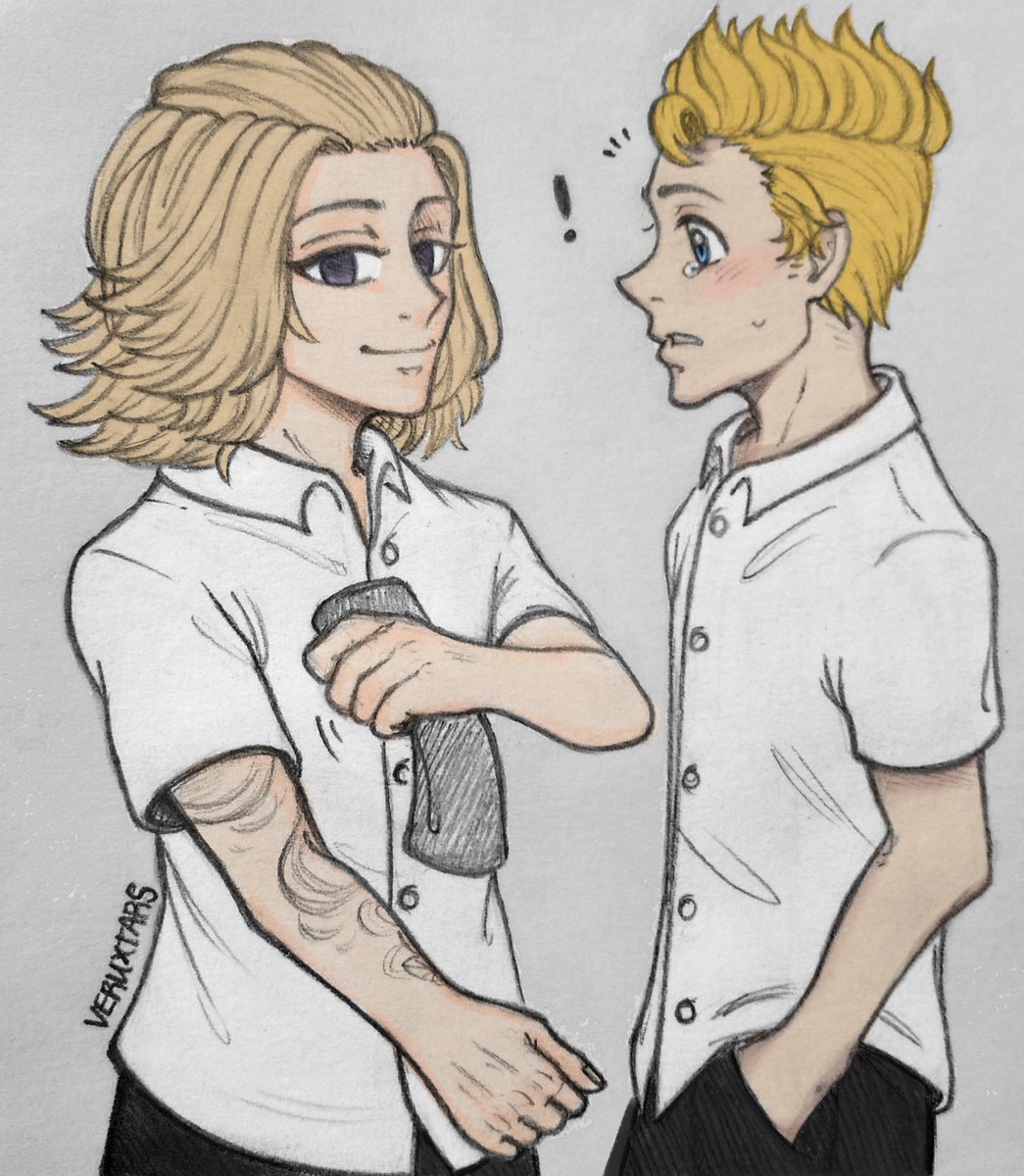 veruxtars's tweet photo. #TakeMikeyWeek2021
Day 5 - Soulmates ✨
Mikey shows Takemitchy his soulmark 🙈💕
(Finally had time to finish and post these last pieces, hope y'all enjoy!!)
#マイ武 #Maitake #TakeMikey #MaitakeWeek #TakeMikeyWeek https://t.co/LRli8lSKBP