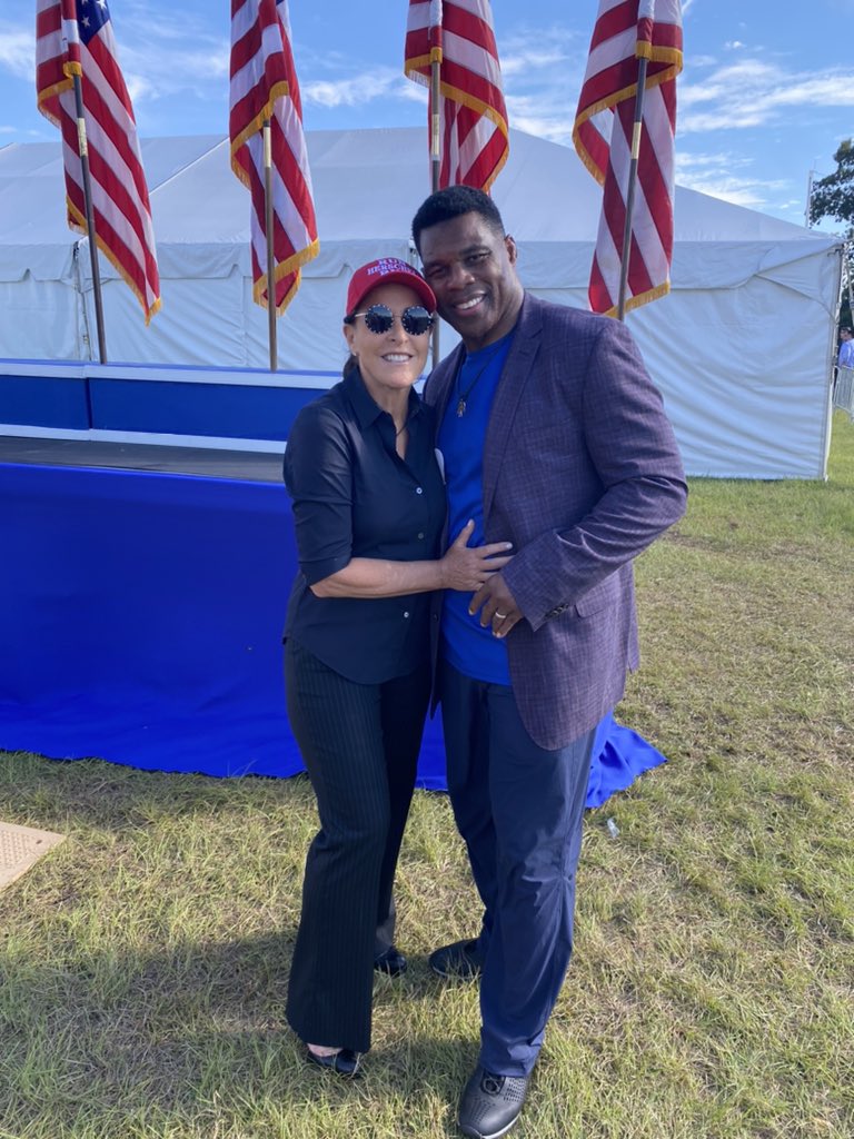 HerschelWalker's tweet image. About to go on stage and let everyone know why I'm running for the U.S. Senate. Tune in!! 🇺🇸