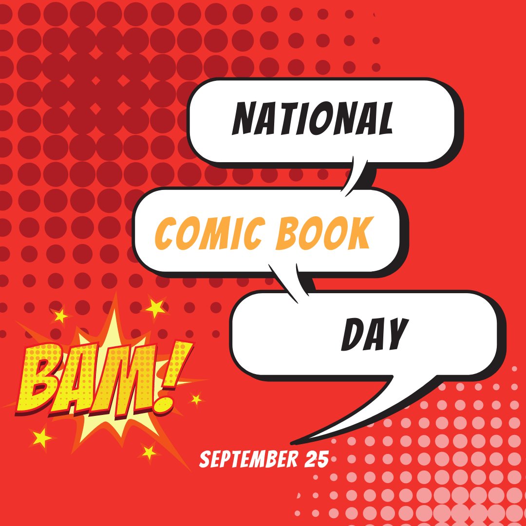 BincFoundation's tweet photo. Happy National Comic Book Day!
#supportcomicshops https://t.co/GiwpqQ2cYX