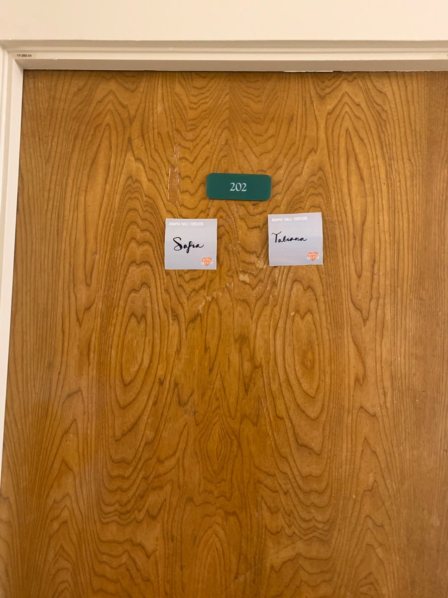 Iovecmb's tweet photo. @ColleenB123 I go to APU and I found your old room🥰 (middle school fandom me is shaking) https://t.co/WPRWw4LuLN