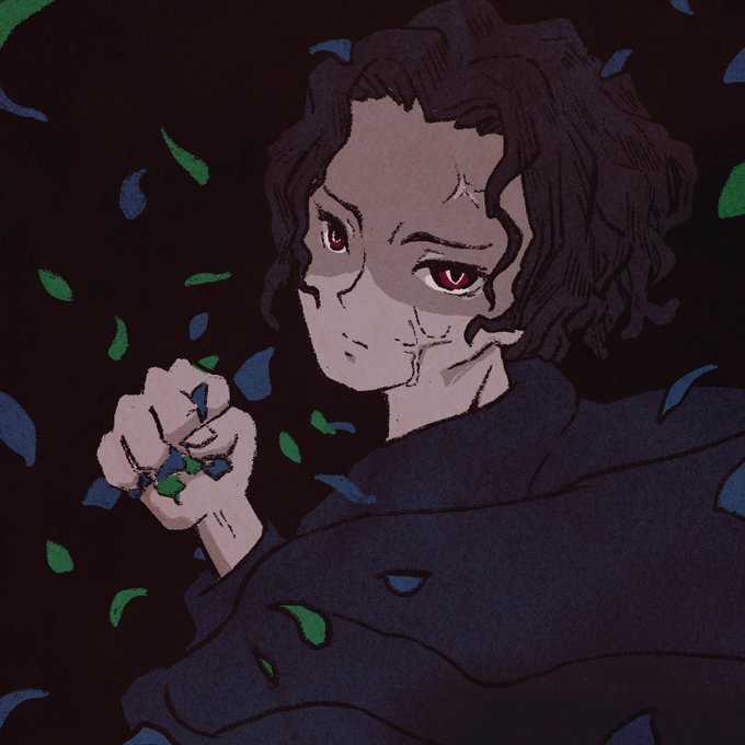 DA MAN　|　ARTさんがTwitterに投稿した鬼舞辻無惨(鬼滅の刃)のイラスト。