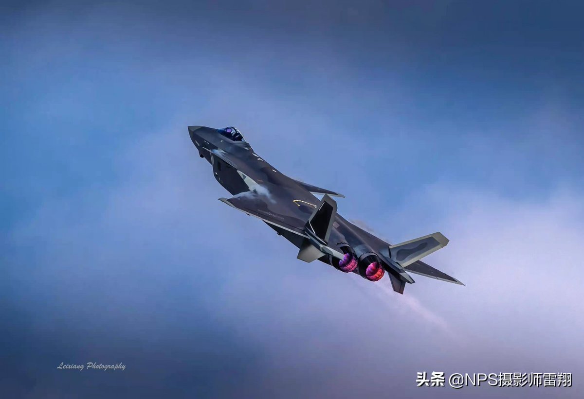 J-20 Fighter with domestic WS-10C engines