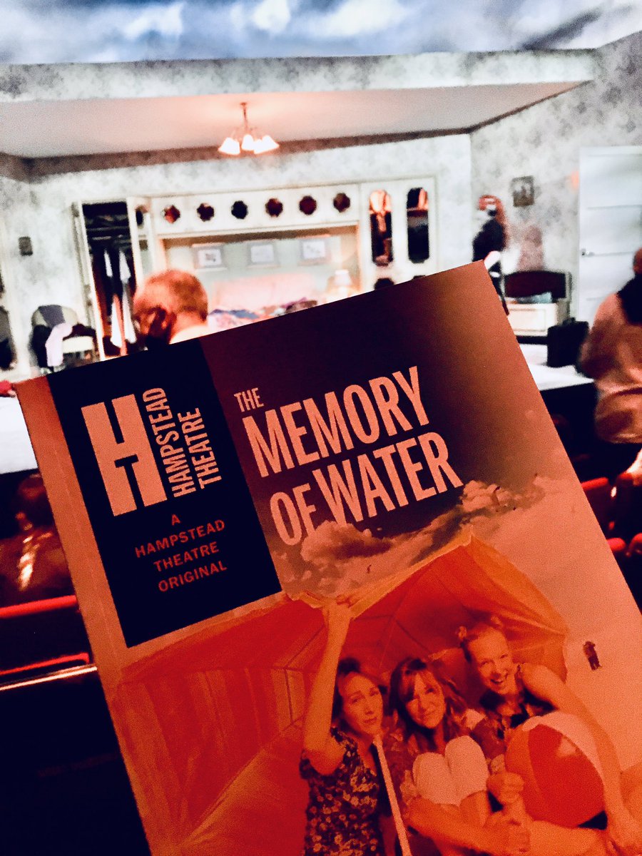 helenjerome's tweet image. Lots of salty laughter and wit bounce around the welcome revival of @shelaghstephen1’s classic #MemoryofWater @Hamps_Theatre 🎭 directed by @HamiltonAl as misremembered memories and moving revelations rip through the grief of three Chekhovian sisters on the eve of mum’s funeral