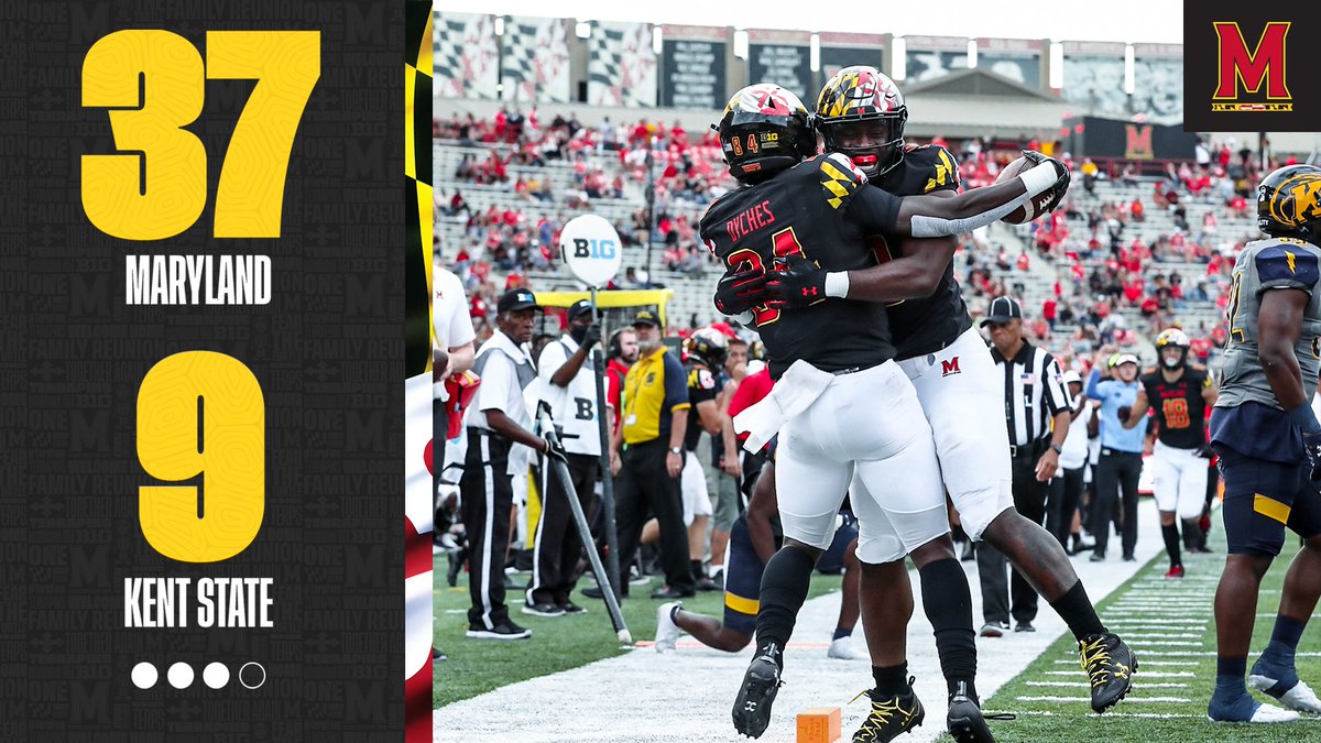 TerpsFootball's tweet photo. Fours up.

#TBIA https://t.co/jxuxvKStH2