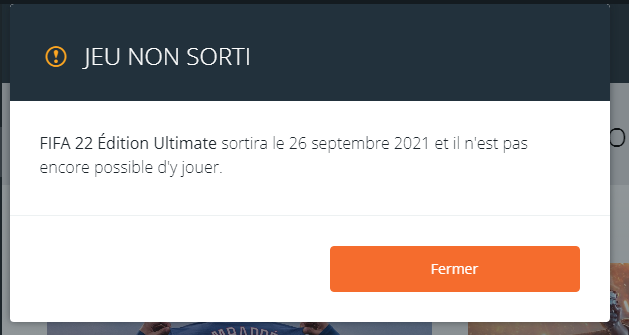 AzyoFra's tweet photo. @EA_FIFA_France Il est cassé Origins je crois... #FIFA22 https://t.co/sMCNSn5aI1