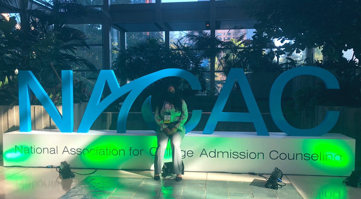I had such an amazing time at my first <a href="/NACAC/">Natl Association for College Admission Counseling</a> conference! Thank you to everyone who had a hand in making this such a wonderful event. I can’t wait for NACAC next year in my hometown of Houston. #NACAC21