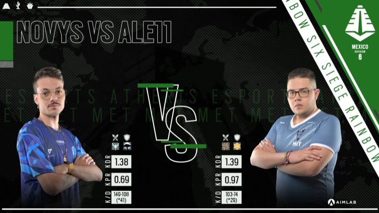 AlphaAtheris's tweet photo. @equipomet El vs de hoy.
@NovysR6 vs #Ale11. https://t.co/SG7Qb6mSFV