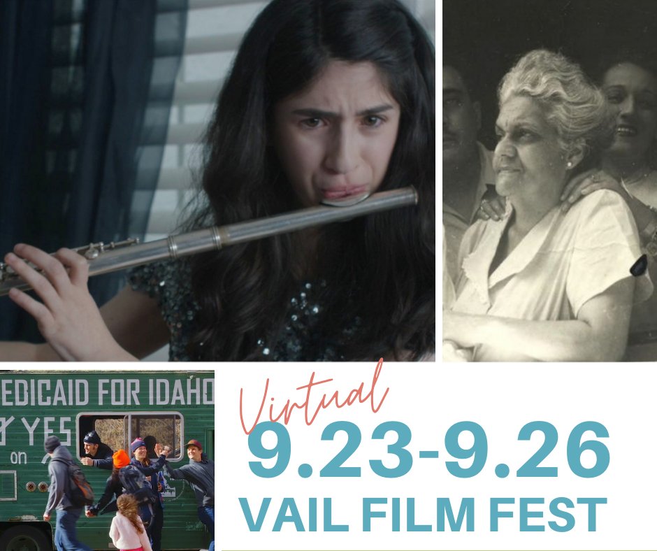 Now Streaming : Films by #AwardWinning #FemaleFilmmakers at the 2021 #VailFilmFestival.

Featuring - TOO MANY BUDDHAS - written by  C. Fraser Press;   LETTERS TO ELOISA written, produced and directed by Adriana Bosch; RECLAIM IDAHO written and directed by Laura Wing-Kamoosi
