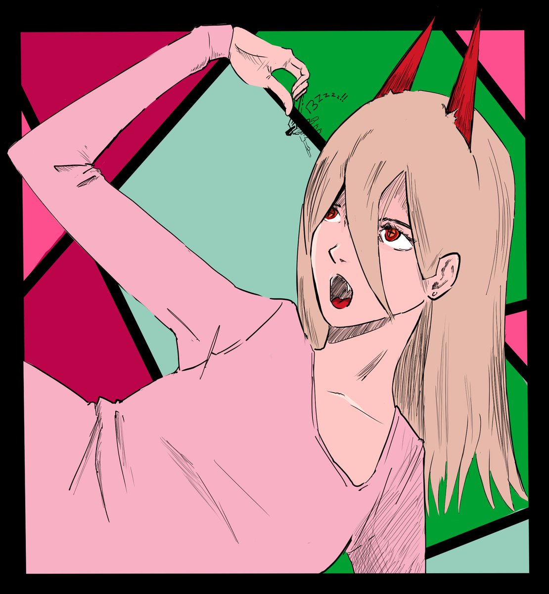 POOFBALL7777's tweet photo. oldy i didnt poste
#Vore_art
#vore
#chainsawman https://t.co/miEA10Necc