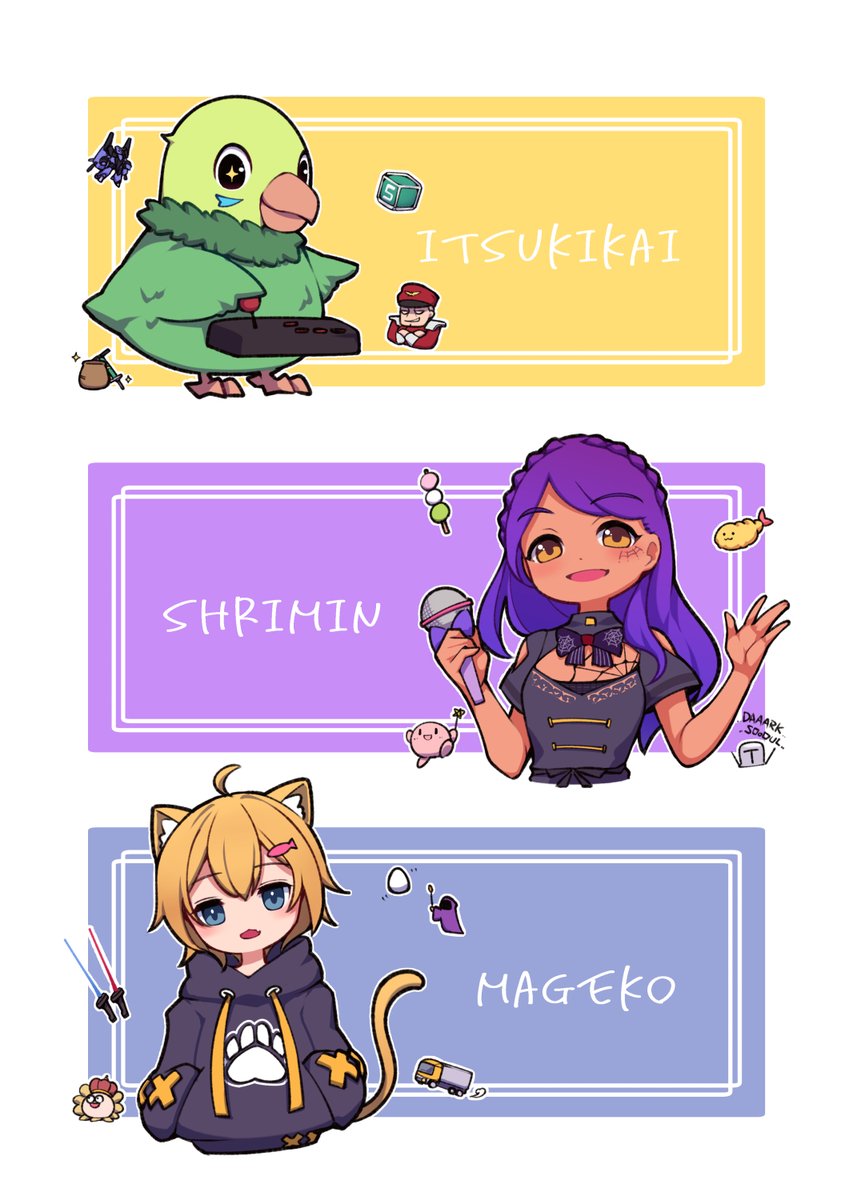 My favorite Twitch V-streamers (part2/ part1) 🥳
Cheering!🙌 