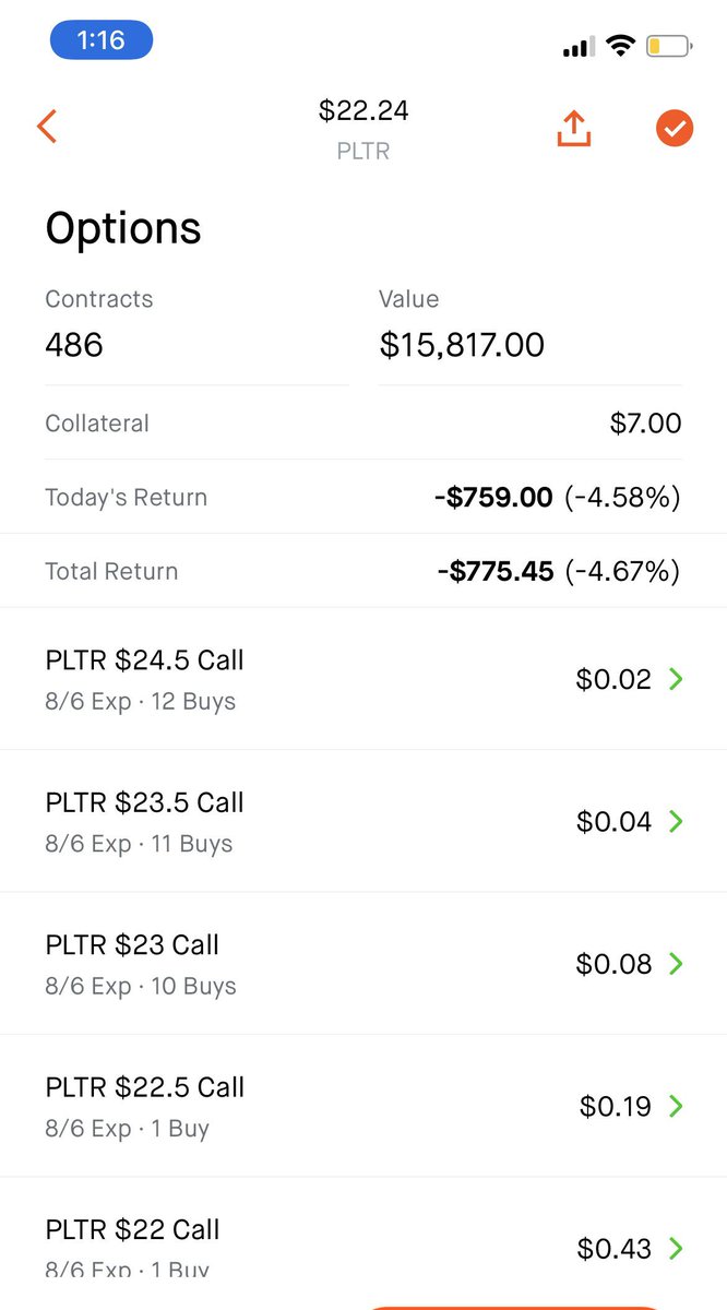 PLTR YOLO my life savings via /r/wallstreetbets #stocks #wallstreetbets #investing

https://t.co/I3fKGRLmgD

#investing #robinhood https://t.co/S6syvoSMXZ